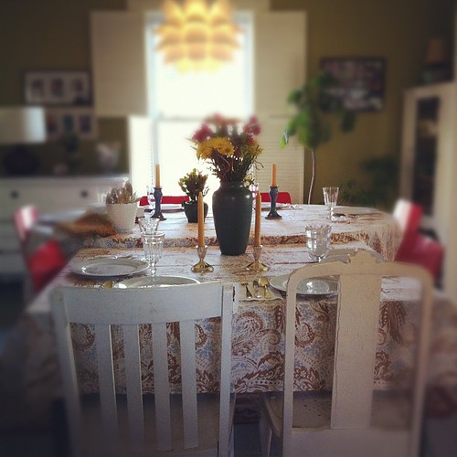 the arranging portion of the day : this works #thanksgiving