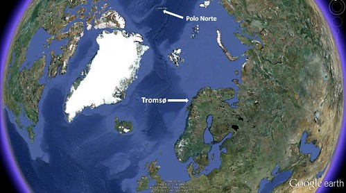 Ubicación Tromso (Google Earth)