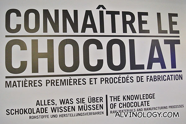 The knowledge of chocolate 
