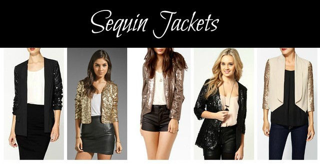 sequin jackets collage