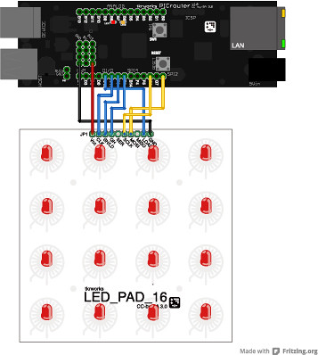 LED_PAD_16 board