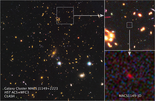 NASA Telescopes Spy Ultra-Distant Galaxy Amidst Cosmic 'Dark Ages'