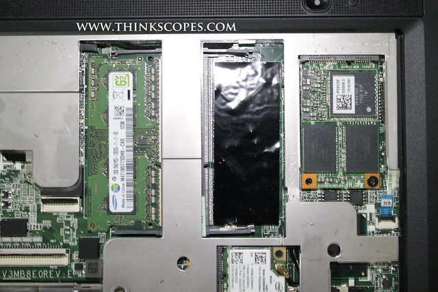 ThinkPad T430u RAM slot and WWAN/mSATA slot