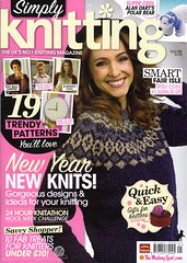 'SIBOL' is featured in 'Simply Knitting' Issue 101. January 2013.
