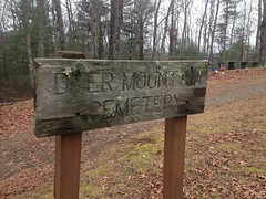  Dyer Mountain Cemetery Sign 