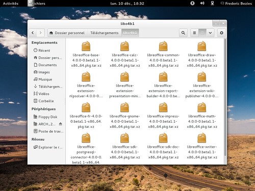 paquets de LibreOffice 4.0 beta 1