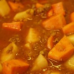 Turkey Curry with potatoes and sweet potatoes - 1