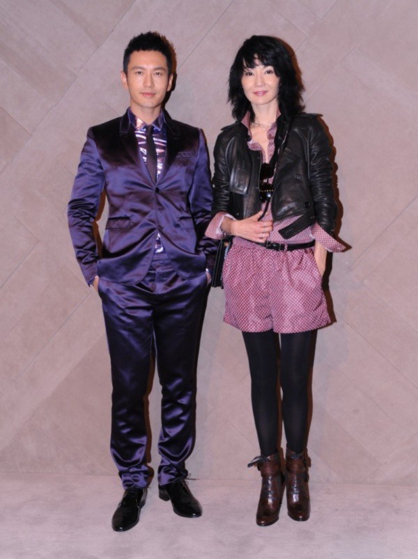 9 Huang Xaio Ming & Maggie Cheung at the Burberry event in Pacific Place Hong Kong