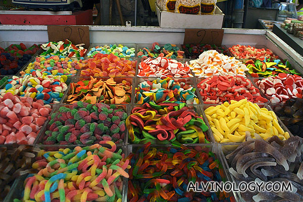 Assorted candies 
