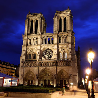Notre Dame evening