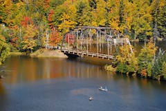 The old 510 Dead river Bridge Marquette, Michigan by Michigan Nut