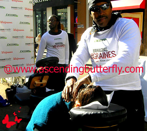 DRExcedrin Event Herald Square me 07 During Oasis Day Spa Massage WATERMARKED