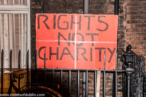 The City Of Dublin At Night: Rights Not Charity by infomatique