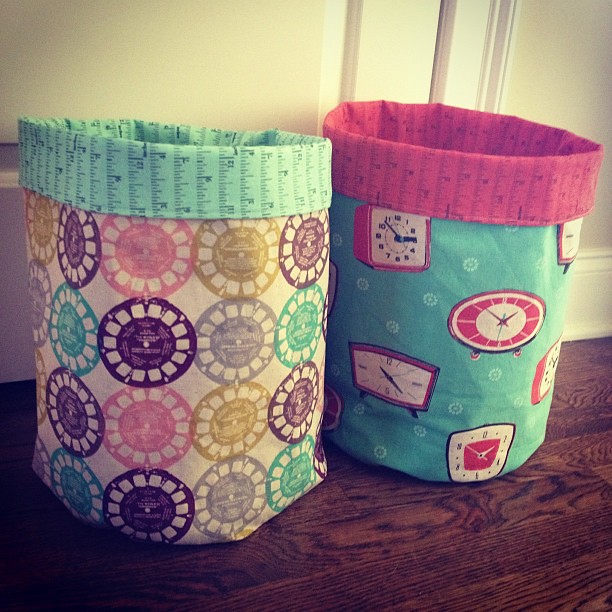 Second fabric bucket complete!!!