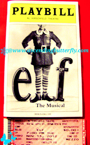 Elf The Musical Playbill WATERMARKED