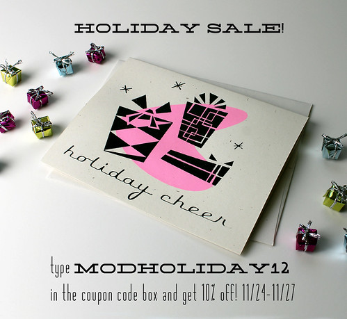 handmade retro gifts and stationery holiday sale