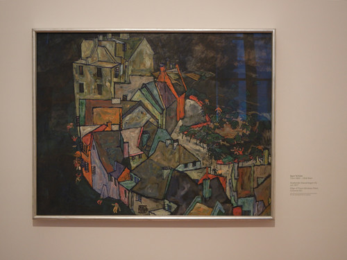 DSCN9492 _ Stadtende (Häuserbogen III), um 1917, Egon Schiele, Neue Galerie, Graz