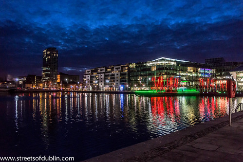Dublin Docklands At Night (December 2012) by infomatique