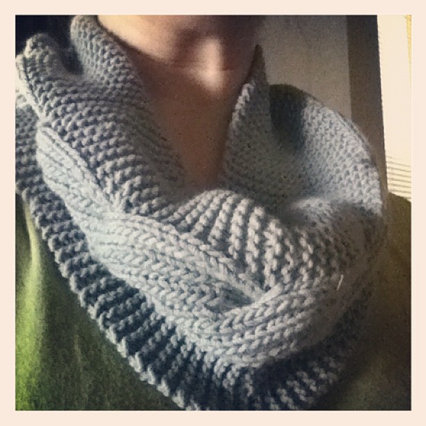 Millwater!  I only made eleven cables, but I think my mom will prefer this length!  Love it!
