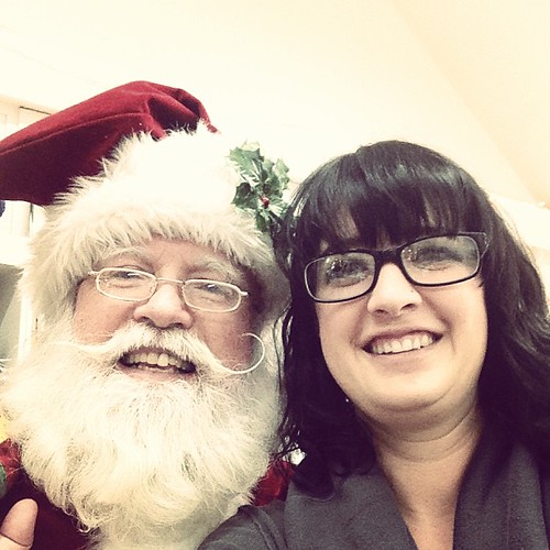 Santa came to visit me today and insisted that we take a picture.