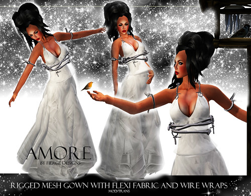 Amore in white by Fierce Designs