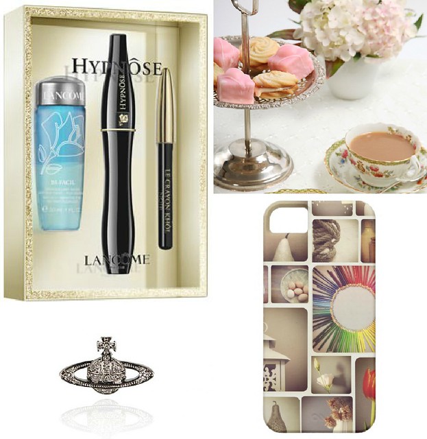 lacome gift, vivienne westwood brooch, iphone case, afternoon tea, gift guide for women