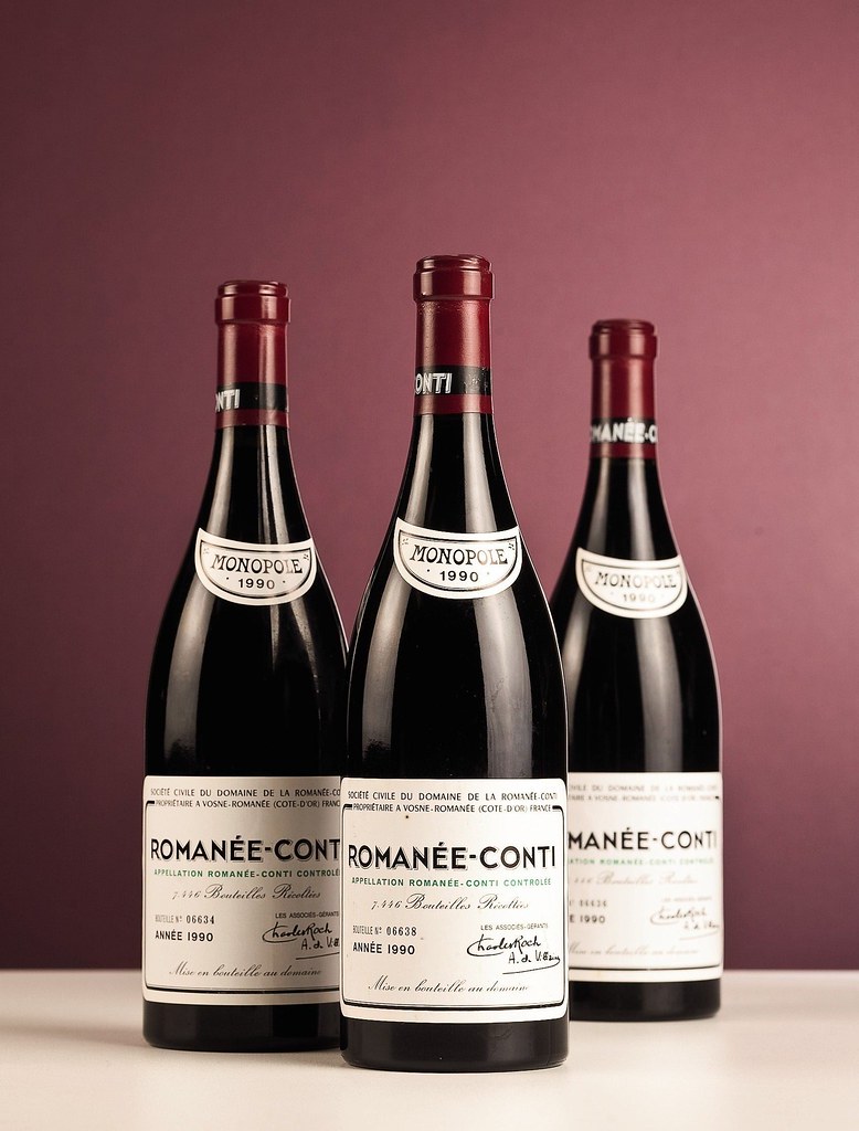 3 bottles Domaine de la Romanée Conti Romanée Conti.jpg