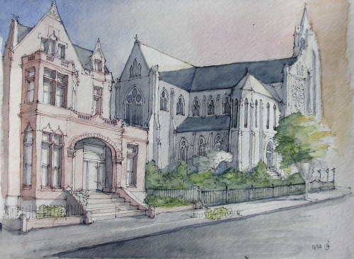 St Francis Xavier Church and Rectory by James Anzalone