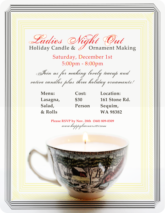 {Ladies Night Out} Event Flyer