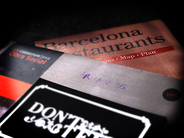 Clue to Secret Restaurant, Barcelona