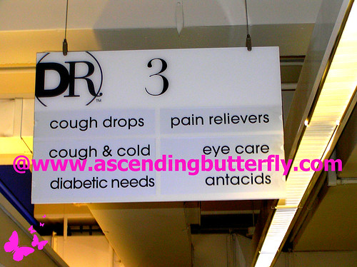 Excedrin Migraine in store Pain Reliever Aisle at Duane Reade Herald Square WATERMARKED
