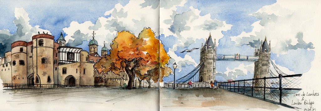 Torre de Londres y London Bridge