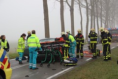 Ongeval met letsel op Nieuwedijk bij Wolphaartdijk