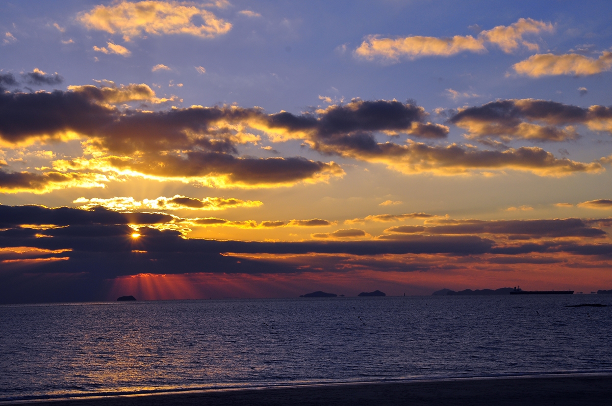 Sunset, Daecheon Beach, Korea...November 2012
