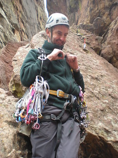 Andy Excited to Climb