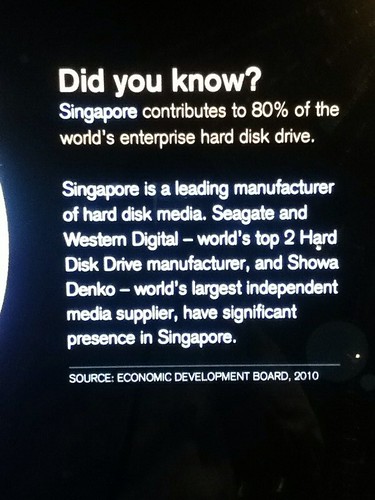 Singapore - a majour hard disk manufacturer