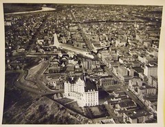 FAIRMONT MACDONALD HOTEL, EDMONTON FOREGROUND FROM THE AIR 1962