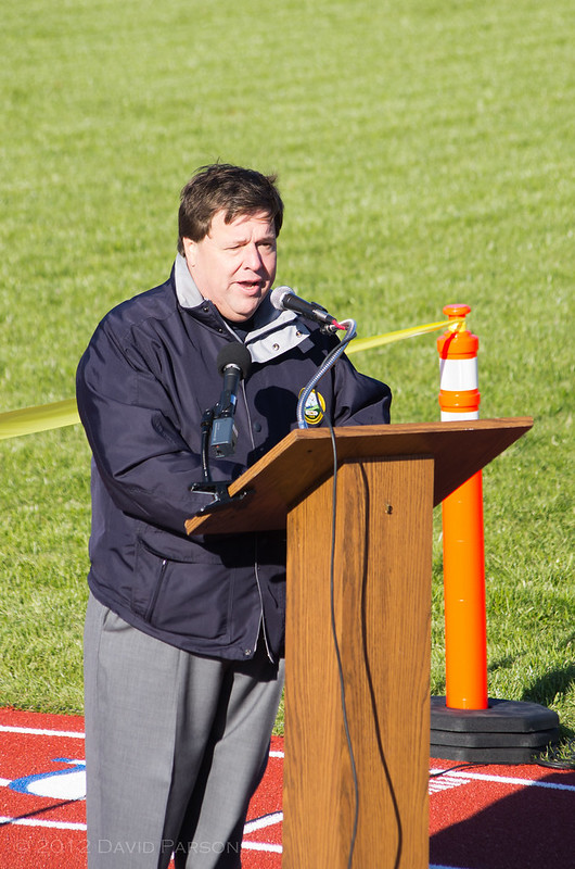 Faxon Field - Mayor Koch opens the field
