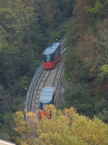 DSCN9308 _ Schloßbergbahn Funicular, Graz, 9 October