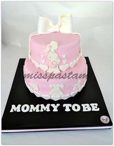 baby shower cake by MİSSPASTAM