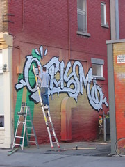 graffiti in progress