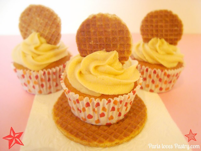 Dutch Stroopwafel Cupcakes