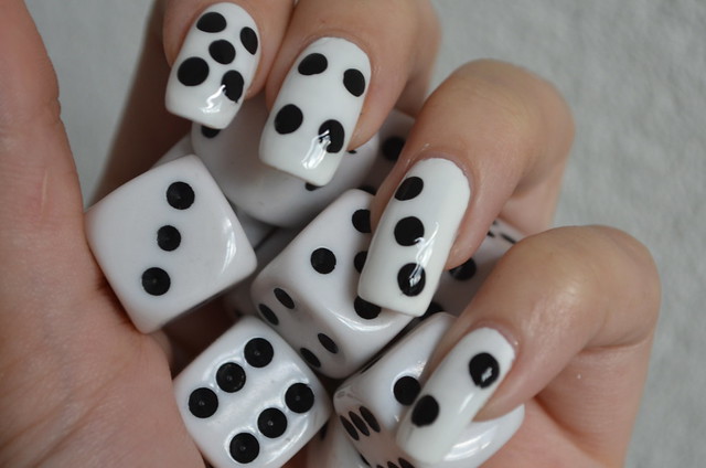 Rolling dice nail art | Flickr - Photo Sharing!