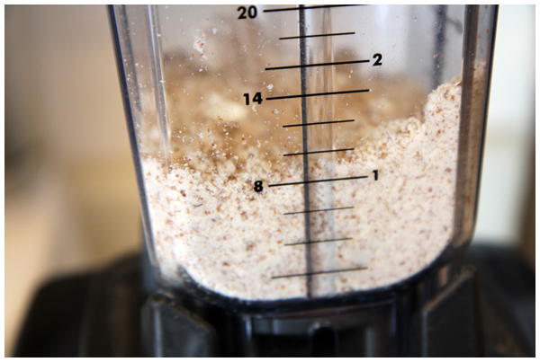Grinding Almond Flour in the Vitamix blender
