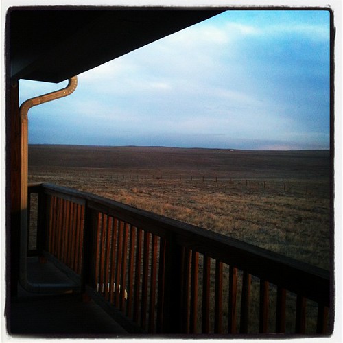 View from the porch. #shortgrass #writersretreat