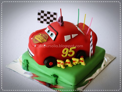 Cars Birthday Cake for Rafa
