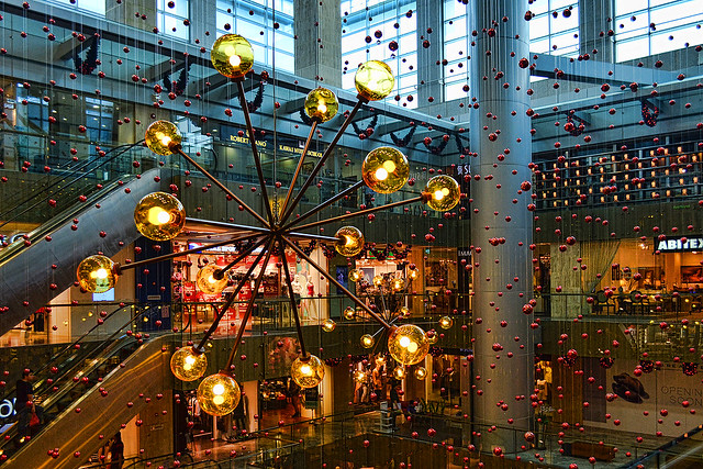 Christmas tree at Paragon Shopping Centre, Singapore