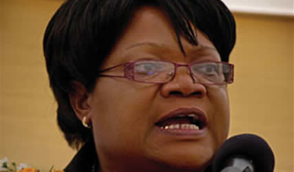 Republic of Zimbabwe Vice President Joice Mujuru addressed the national need for job creation in the Southern African state. Zimbabwe has been subjected to western sanctions for over a decade. by Pan-African News Wire File Photos