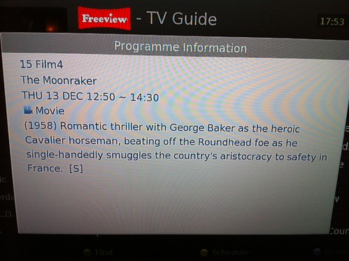 Unfortunate choice of words, onscreen guide. #ShouldHaveTweetedThisACoupleOfDaysAgo by benparkuk
