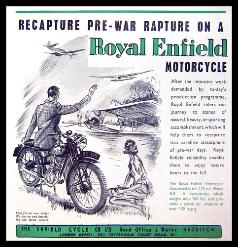 1947 Royal Enfield by bullittmcqueen